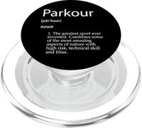 Définition du Parkour : Saut Urbain, Course à Pied Libre, Escalade, Parkour PopSockets PopGrip pour MagSafe
