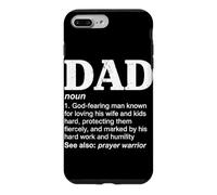 Définition du père chrétien Dieu craignant l'homme prière Guerrier Coque pour iPhone 7 Plus/8 Plus