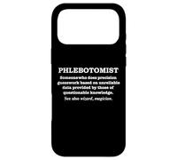 Définition du phlébotomiste Diplôme d'études supérieures en phlébotomie drôle Coque pour iPhone 17 Pro Max