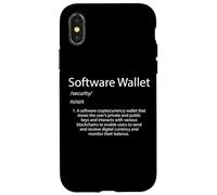 Définition du Portefeuille Logiciel Crypto-Monnaie Blockchain Crypto Coque pour iPhone X/XS