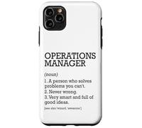 Définition du poste de gestionnaire des opérations personnalisée drôle Coque pour iPhone 11 Pro Max