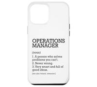Définition du poste de gestionnaire des opérations personnalisée drôle Coque pour iPhone 12 Pro Max