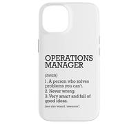 Définition du poste de gestionnaire des opérations personnalisée drôle Coque pour iPhone 14