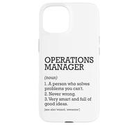 Définition du poste de gestionnaire des opérations personnalisée drôle Coque pour iPhone 15
