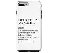 Définition du poste de gestionnaire des opérations personnalisée drôle Coque pour iPhone 7 Plus/8 Plus