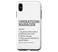 Définition du poste de gestionnaire des opérations personnalisée drôle Coque pour iPhone XS Max