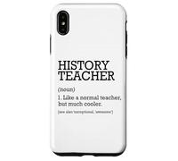 Définition du Poste de Professeur d'histoire personnalisée drôle Coque pour iPhone XS Max
