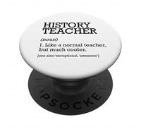 Définition du Poste de Professeur d'histoire personnalisée drôle PopSockets PopGrip Adhésif