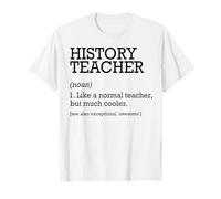 Définition du Poste de Professeur d'histoire personnalisée drôle T-Shirt