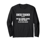 Définition du Professeur d'échecs Proud Funny Chess Manche Longue