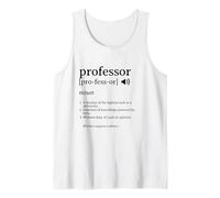 Définition du Professeur - Design Universitaire drôle Débardeur
