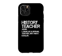 Définition du Professeur d'histoire Retour à l'école Premier Jour drôle Coque pour iPhone 11 Pro