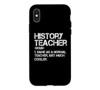 Définition du Professeur d'histoire Retour à l'école Premier Jour drôle Coque pour iPhone X/XS