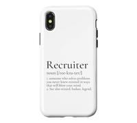 Définition du recrutement pour Funny Recruiter Coque pour iPhone X/XS