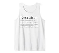 Définition du recrutement pour Funny Recruiter Débardeur