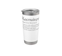 Définition du recrutement pour Funny Recruiter Gobelet isotherme en acier inoxydable double paroi