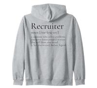 Définition du recrutement pour Funny Recruiter Sweat à Capuche