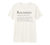 Définition du recrutement pour Funny Recruiter T-Shirt Haut de Gamme