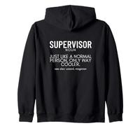 Définition du superviseur Fier drôle Superviseur Sweat à Capuche
