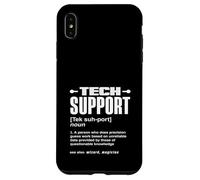Définition du Support Technique Funny Noun Magician IT Coque pour iPhone XS Max