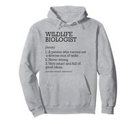 Définition du travail de biologiste de la faune personnalisée drôle Sweat à Capuche