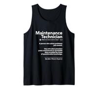 Définition du Travail Drôle de Technicien d'entretien Sarcastique Magicien Débardeur