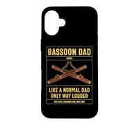 Définition d'un père basson comme Un père Normal mais Beaucoup Plus Fort Coque pour iPhone 16 Plus