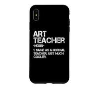Définition d'un Professeur d'art : Retour à l'école, Premier Jour d'école : Dicton Amusant Coque pour iPhone XS Max