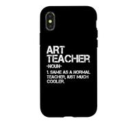 Définition d'un Professeur d'art : Retour à l'école, Premier Jour d'école : Dicton Amusant Coque pour iPhone X/XS