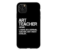 Définition d'un Professeur d'art : Retour à l'école, Premier Jour d'école : Dicton Amusant Coque pour iPhone 11 Pro Max