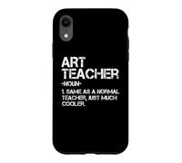 Définition d'un Professeur d'art : Retour à l'école, Premier Jour d'école : Dicton Amusant Coque pour iPhone XR