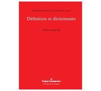 Définition et dictionnaire - Giovanni Dotoli - Hermann - broché - Essai