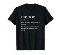 Définition Hip Hop - Explication drôle de Rap Sarcastique T-Shirt