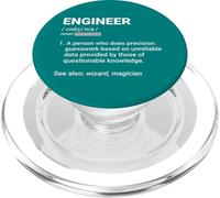 Définition ingénieur drôle étudiant en ingénierie Sarcastique PopSockets PopGrip pour MagSafe
