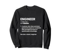Définition ingénieur drôle étudiant en ingénierie Sarcastique Sweatshirt