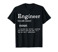 Définition ingénieur humoristique ingénierie fantaisie T-Shirt