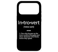 Définition introvertie Anti Sociale introverti Joueur Non Verbal Coque pour iPhone 17 Pro Max