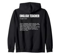 Définition phonétique drôle de Professeur d'anglais Sweat à Capuche