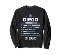 Définition Prénom Diego personnalisé Humour Diego Sweatshirt