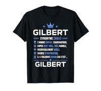 Définition Prénom Gilbert personnalisé Humour Gilbert T-Shirt