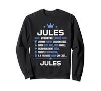 Définition Prénom Jules personnalisé Humour Jules Sweatshirt