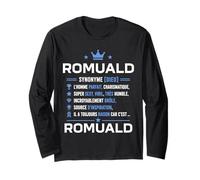Définition Prénom romuald personnalisé Humour romuald Manche Longue