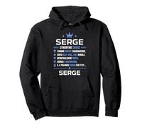 Définition Prénom Serge personnalisé Humour Serge Sweat à Capuche
