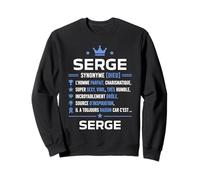 Définition Prénom Serge personnalisé Humour Serge Sweatshirt