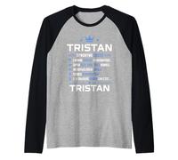 Définition Prénom Tristan personnalisé Humour Tristan Manche Raglan