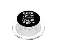 Définition : Un Snob de bière Qui Refuse de Boire de la bière pourrie PopSockets PopGrip pour MagSafe