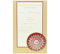 Definitions And Divisions Of Philosophy By David The Invincible Philosopher. English Translation Of The Old Armenian Version With Introduction And Not
