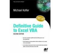 Definitive Guide to Excel VBA, Second Edition Kofler, Kofler, Michael (Auteur)