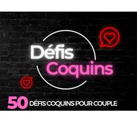 Défis coquins : 50 défis romantiques à réaliser avec votre chéri(e) : jeu coquin pour couple : Le chéquier pour les couples : challenge couple | 30 ... | Cadeau idéal anniversaire Noel St Valentin