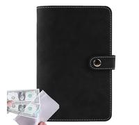 Défis d'épargne Binder - A6 100 Enveloppes Portable Savings Challenges Book | Livre de défis d'épargne, Creative Envelope Challenge Binder, Multifonctional Imperproproping Accounting Book for Stamp